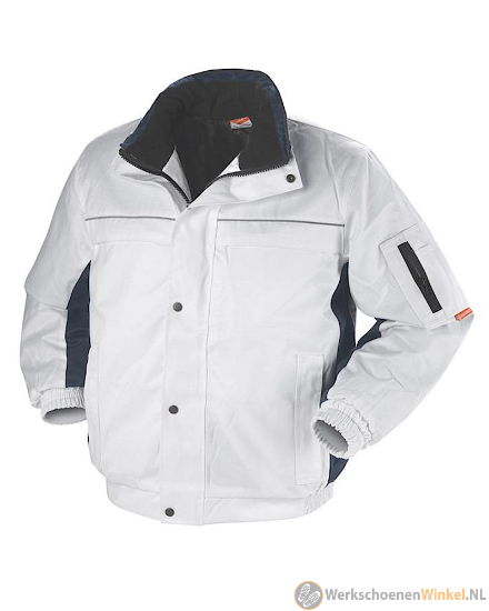 Bodywarmer Combi Pilot Jack wit/marineblauw