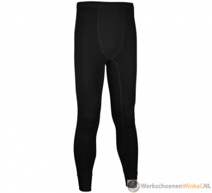 Toon details van Ademende Thermobroek Zwart Uniseks Thermobroek zwart (uniseks)