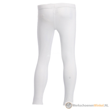 Toon details van Ademende Thermobroek Wit Uniseks Avento Thermobroek wit (uniseks)