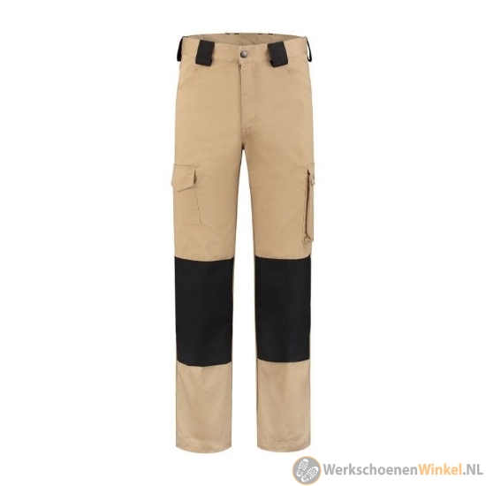 Stevige Schildersbroek (Kaki/Zwart)