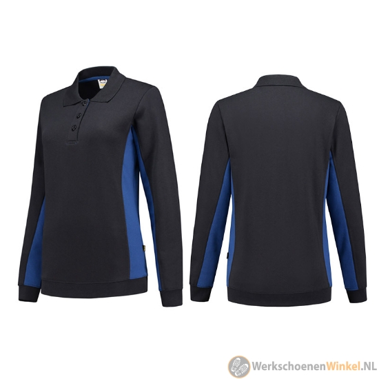 Afbeelding van Tricorp Dames Polosweater Bicolor 