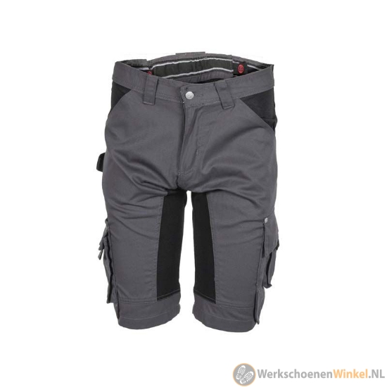 Korte werkbroek grijs