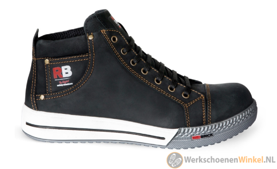 Afbeelding van Sportieve Hoge Sneaker Werkschoenen Redbrick Gold S3