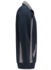 Afbeelding van Comfortabele sportieve polosweater Workman - Kleur Grijs/Navy 