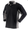 Afbeelding van Comfortabele Sportieve Zwart/Grijs Polosweater Workman