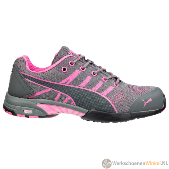 Afbeelding van Roze Sportieve Dames Werkschoenen Puma 64.291 Celerity S1 SRC