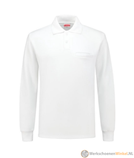 Afbeelding van Comfortabele Wit Polosweater Workman