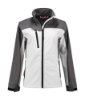 Afbeelding van Softshell Werkjas Workman Winddicht Wit/Grijs