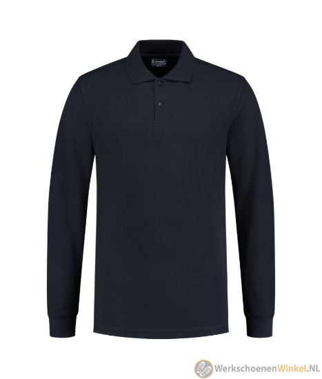 Afbeelding van Luxe Sterke Marine Blauw Polo Werksweater Workman