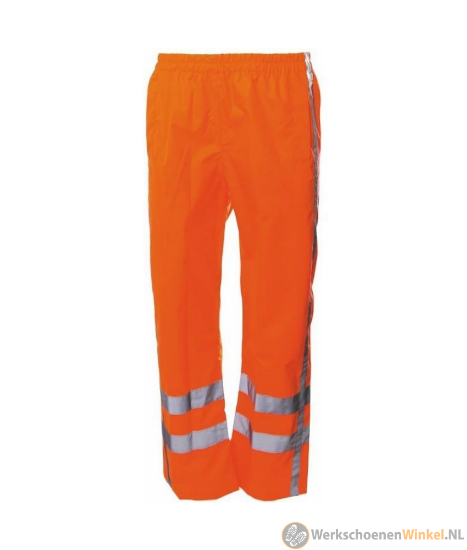 Afbeelding van Waterdichte reflectiewerkbroek met Oxford nylon (100% polyester) oranje