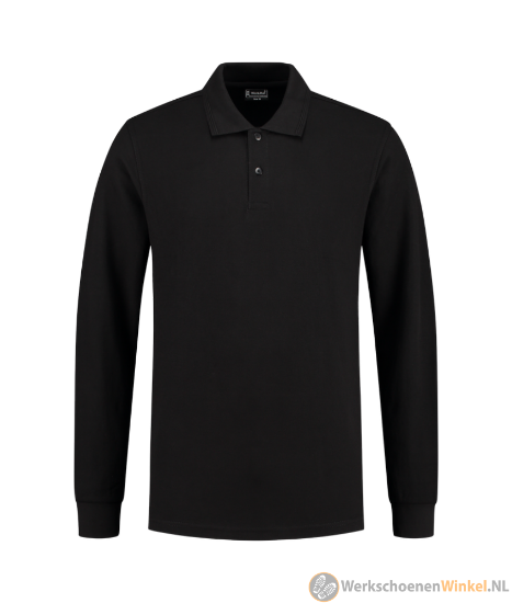 Afbeelding van Luxe Sterke Zwart Polo Werksweater Workman