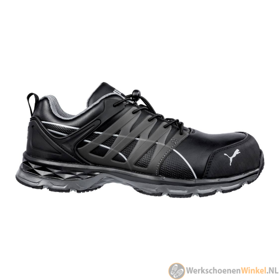 Afbeelding van Puma Velocity Zwarte Sportieve Herenwerkschoen Laag S3
