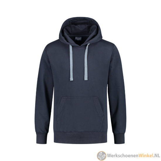 Afbeelding van Stoere Hooded Sweatvest Navy Blauw Workman