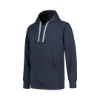 Afbeelding van Stoere Hooded Sweatvest Navy Blauw Workman