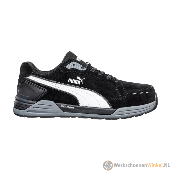 Afbeelding van Lage Sportieve Sneakerwerkschoen Zwart Puma Airtwist S3