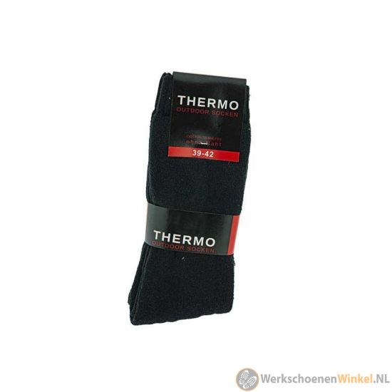 Afbeelding van Isolerende thermosokken Outdoor (Bundel van 2 paar) - Kleur Zwart