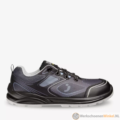 Toon details van Lichte werkschoenen Safety Jogger Low S1P met 3D-Mesh binnenvoering (extra circulatie) - Kleur Grijs Afbeeldingen van Lichte werkschoenen Safety Jogger Low S1P met 3D-Mesh binnenvoering (extra circulatie) - Kleur Grijs