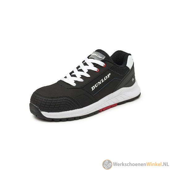 Afbeelding van Stevige veiligheidssneakers S3 Dunlop Storm met hoogste antslip normering (SRC) - Kleur Zwart