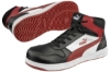 Afbeelding van Veiligheidsschoen PUMA 63.005 FRONTCOURT S3L Red/Black MID S3L met HERITAGE loopzool (hittebestendig)