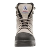 Afbeelding van Stevige werkschoenen S3 Steel Blue Cross Zip Slate met Fresche BioScience antibacteriële voering (extra luchtigheid)