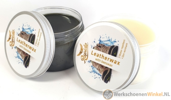 Afbeelding van Rapide Lederwax 150 ML: Glanzende Waterdichte Lederbescherming Zwart/Wit