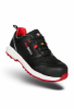 Afbeelding van Lage sportieve veiligheidsschoenen S3 Redbrick Pulse (met overneus) - Kleur Zwart/Rood