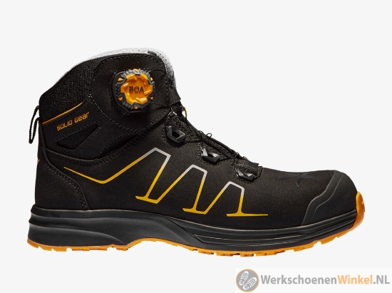 Afbeelding van Lichte werkschoenen S3 Solid Gear Reckon SRC halfhoog met draaiknop sluiting (592 gram)