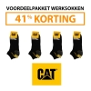 Afbeelding van Sneaker Werksokken Caterpillar Enkelmodel 12x paar voordeelbundel