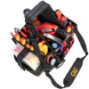 Afbeelding van Professionele gereedschapsdrager large met onderdelenbox (riem voor elektrische tape) kleur zwart