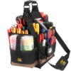 Afbeelding van Professionele gereedschapsdrager large met onderdelenbox (riem voor elektrische tape) kleur zwart