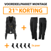 Afbeelding van Voordeelpakket Montage: multifunctionele gereedschapsvest + 1x montage werkbroek + 5x paar werksokken