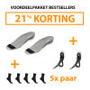 Afbeelding van Voordeelpakket best verkocht: 1x anatomisch gevormde inlegzolen + 1x extra sterke schoenveters + 5x paar werksokken 