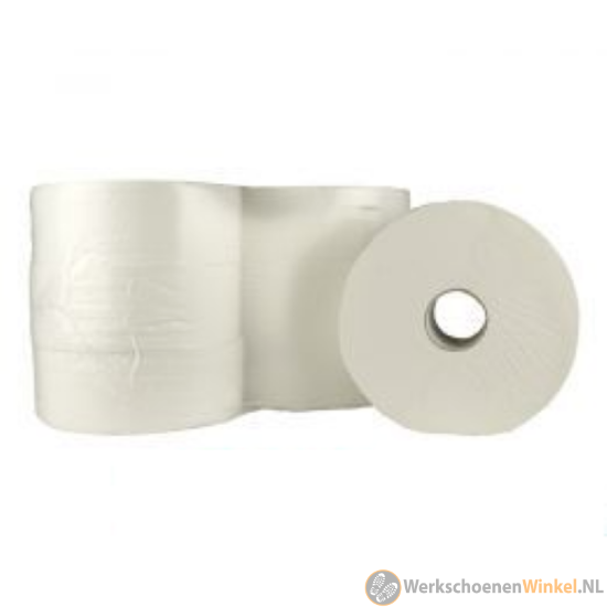 Afbeelding van Maxi Jumbo toiletpapier 360 Meter per rol, 2-laags cellulose - 70001006