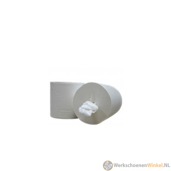 Afbeelding van 1-laags handdoekrol zonder kern 19 cm, 300 Meter, cellulose - 70001010