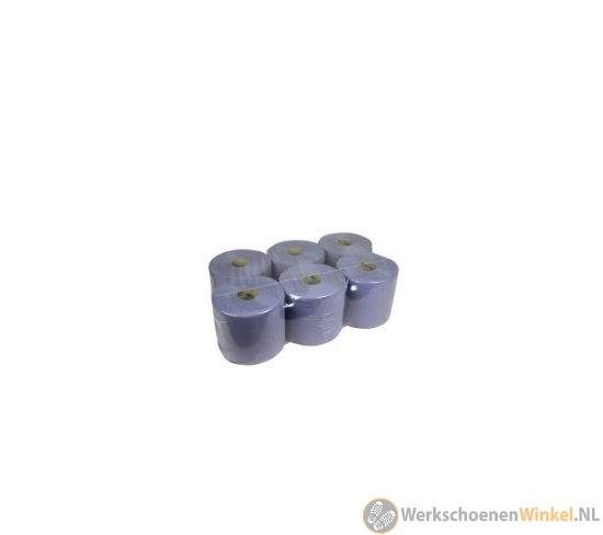 Afbeelding van Gerecycled blauwe Midi handdoekrol 1-laags Centerfeed systeem - 70001008