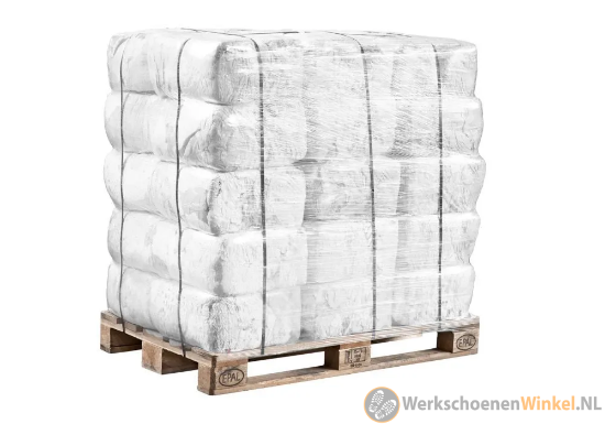 Afbeelding van Excellent witte poetsdoeken met gekleurd randje 540 kg - 70001011