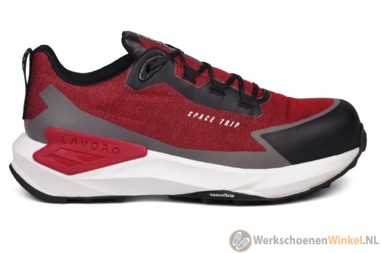 Afbeelding van Comfortabele werksneakers Lavoro Falcon Red S3S SR met Supernova SCF-zool (extra stabiliteit)