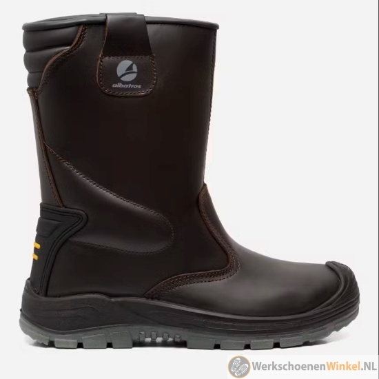 Afbeelding van Thermische werklaarzen Albatros S3 Rigger Boot met bontvoering (ideaal voor koude omstandigheden) - Kleur Bruin