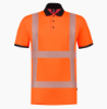 Afbeelding van Reflecterende Poloshirt RWS Revisible met UPF 40+ (beschermt tegen UV-straling) – Kleur Fluor Oranje