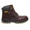 Afbeelding van Stevige werkschoenen DeWALT Titanium High S3 SRA met waterdichte leren schacht - Kleur Bruin