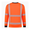Afbeelding van Tricorp reflecterende RWS Revisible sweater met American fleece voering (extra warm) - Kleur Fluor Oranje