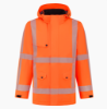 Afbeelding van Waterdichte Tricorp RWS Parka Revisible met scheurbestendige striping - Kleur Fluor Oranje