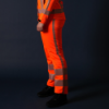 Afbeelding van Reflecterende werkbroek Twill Stretch RWS Lady Revisible met 4-way stretch - Kleur Fluor Oranje