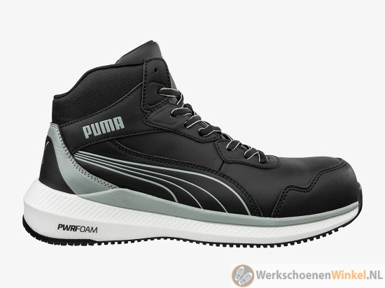 Afbeelding van Metaalvrije Puma Zoom Black S3S SR met Evercushion® MMT binnenzool (optimale vochtregulatie)
