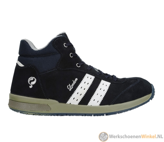 Afbeelding van Hoge werksneakers S3L Quick London SR met cambrelle voering (vochtregulerend) - Kleur Blauw