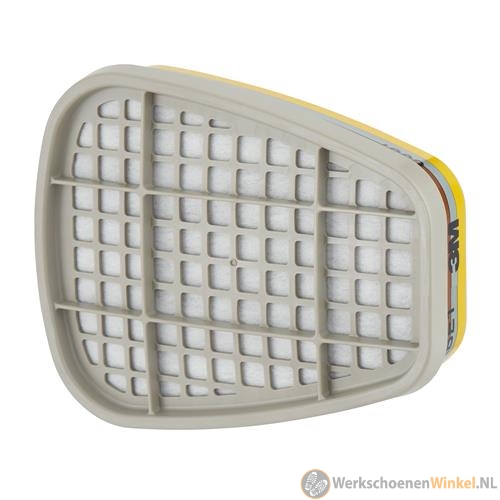 3M 6057 Gas- en dampfilter ABE1, 8 stuks