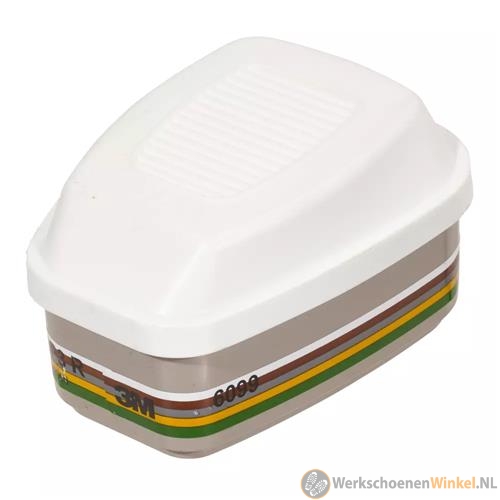 3M 6099 Gas-, damp- en stoffilter A2B2E2K2HgP3 R + formaldehyde, 4 stuks