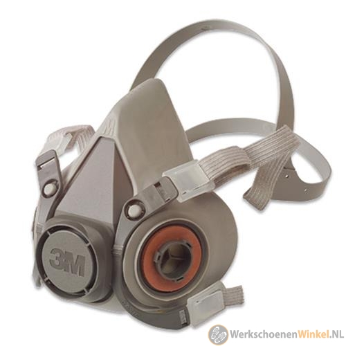 3M 6200 Herbruikbaar halfgelaatsmasker, medium