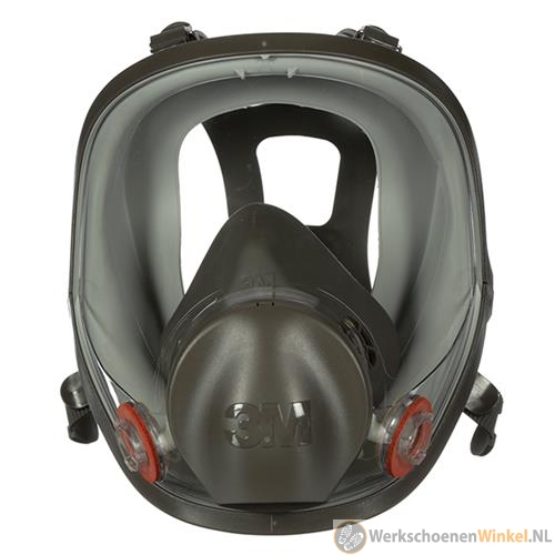 3M 6900S Herbruikbaar volgelaatsmasker, siliconenrubber, large