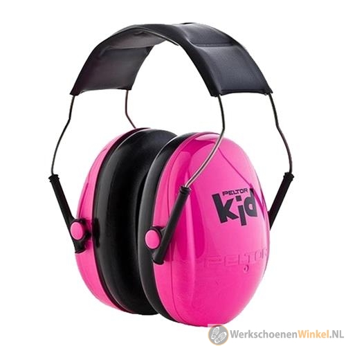3M Peltor KID H510AKP Gehoorkappen voor kinderen, 87-98 dB, roze, hoofdband